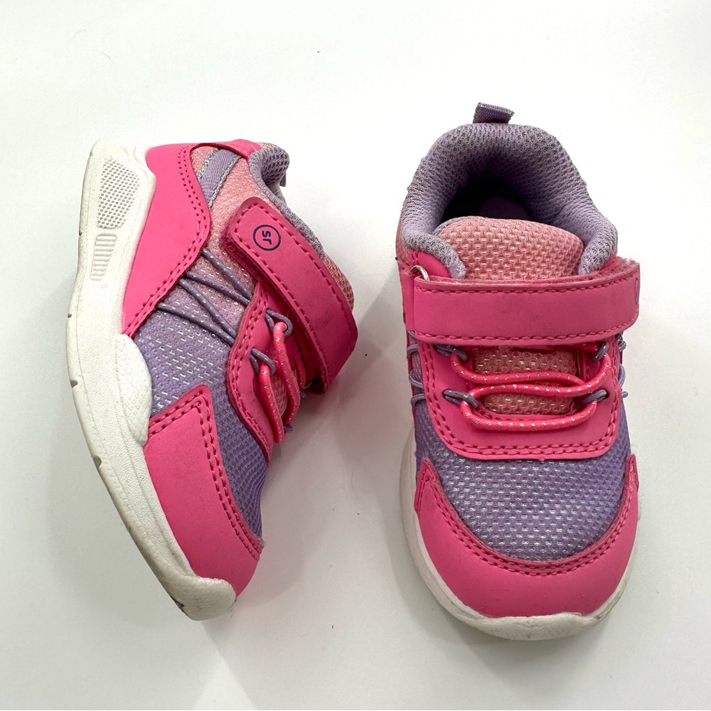 Stride Rite Pink and Purple Kids Sneakers